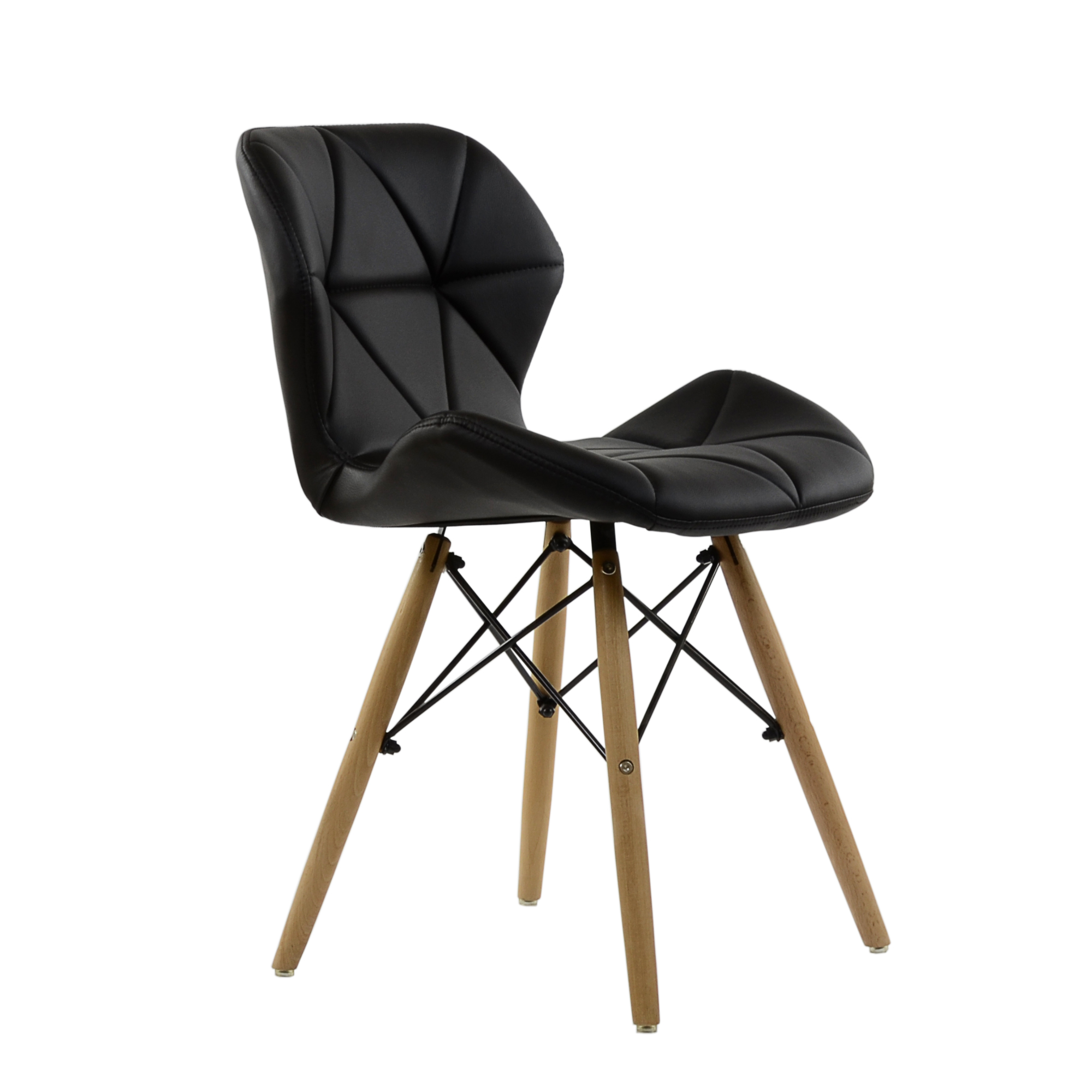 Стул Barneo N-42 Perfecto PU черный, Eames style