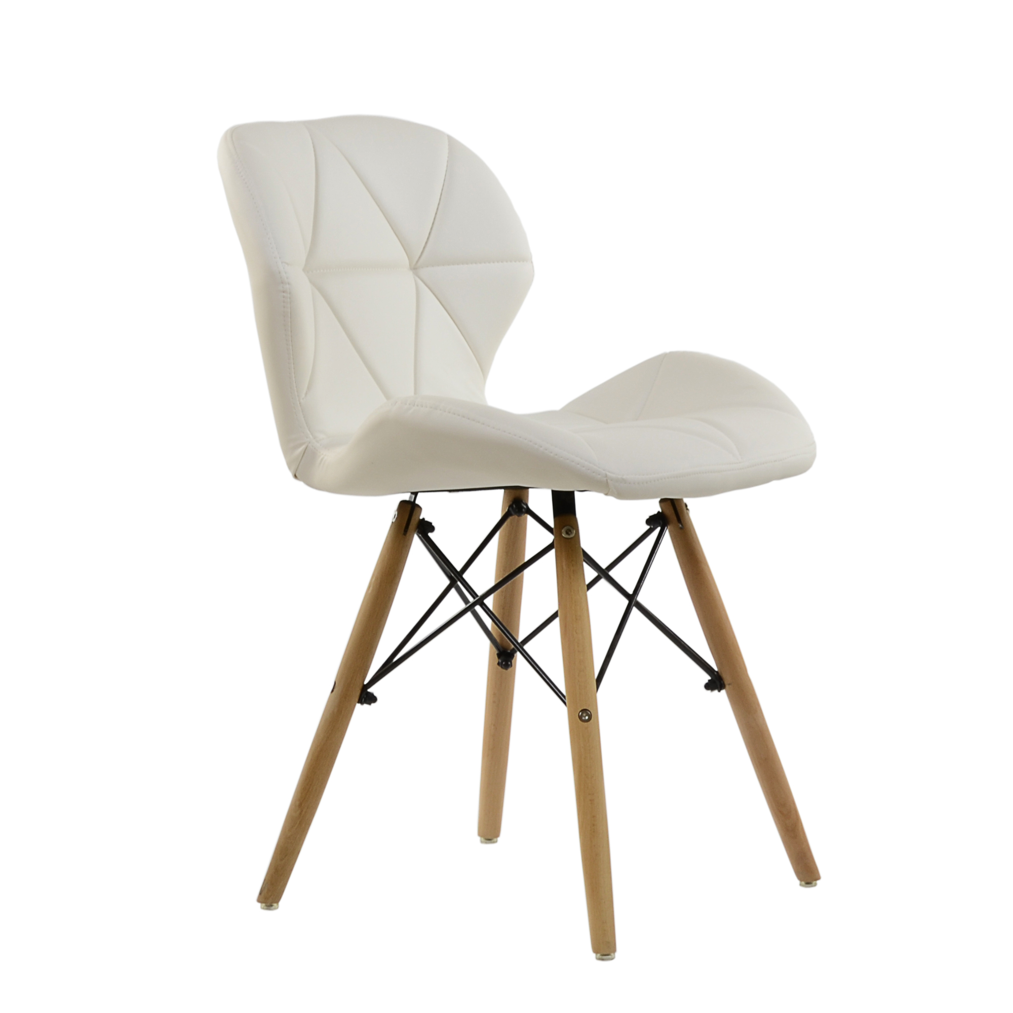 Стул Barneo N-42 Perfecto PU белый, Eames style